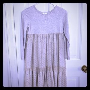 Hanna Andersson dress size 140 tights included